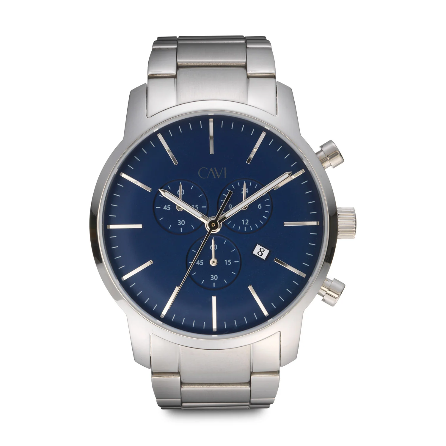 CAVI Watches - Eridanus Matt Blue ur, 42 mm - Rustfrit stål