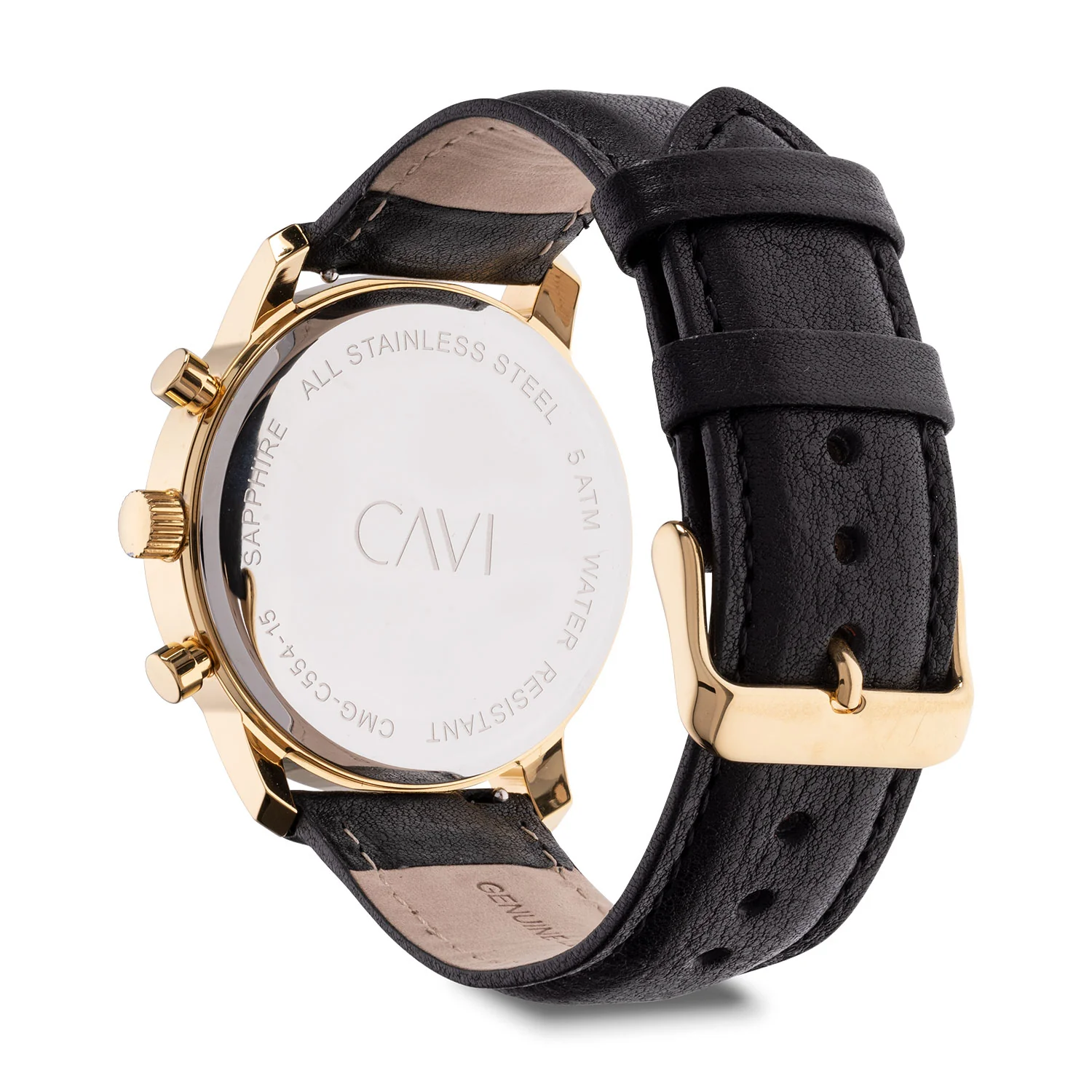 CAVI Watches - Eridanus ur, 42 mm - Guld IPG rustfrit stål - Image 3