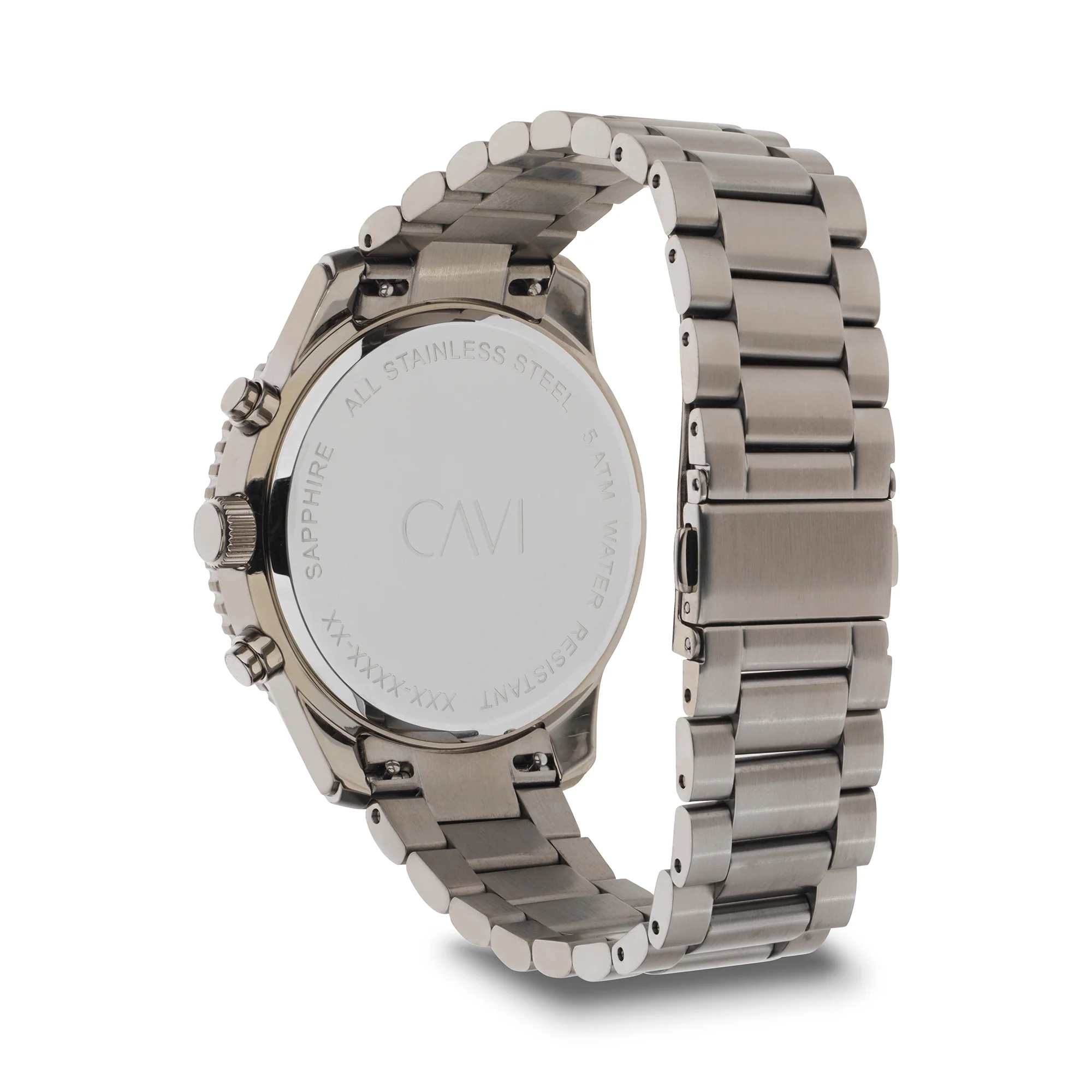 CAVI Watches - Helios Gun ur, 43 mm - Rustfrit stål - Image 3