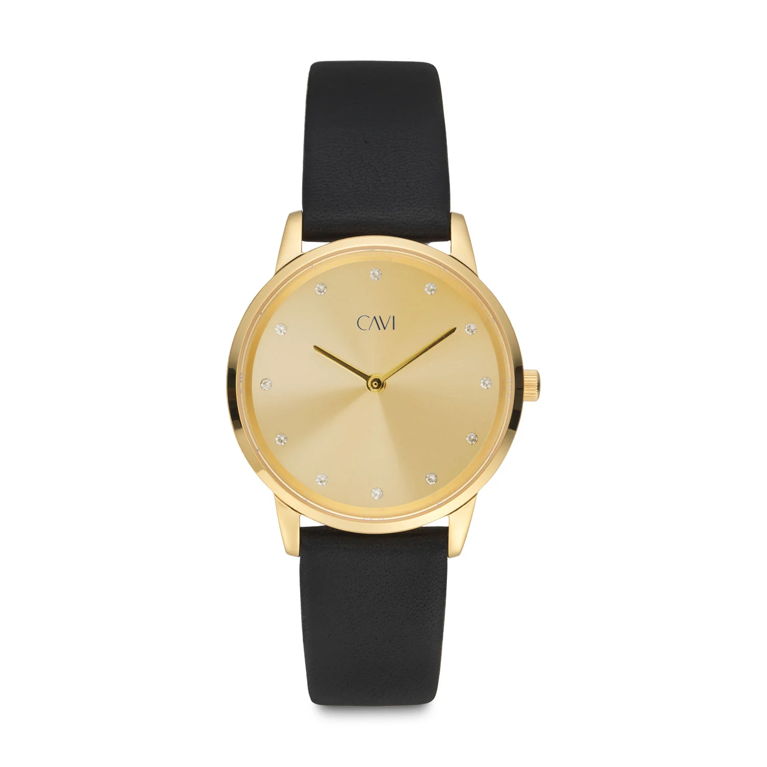 CAVI Watches - Hydra Gold Sunray ur, 32 mm - Guld IPG rustfrit stål