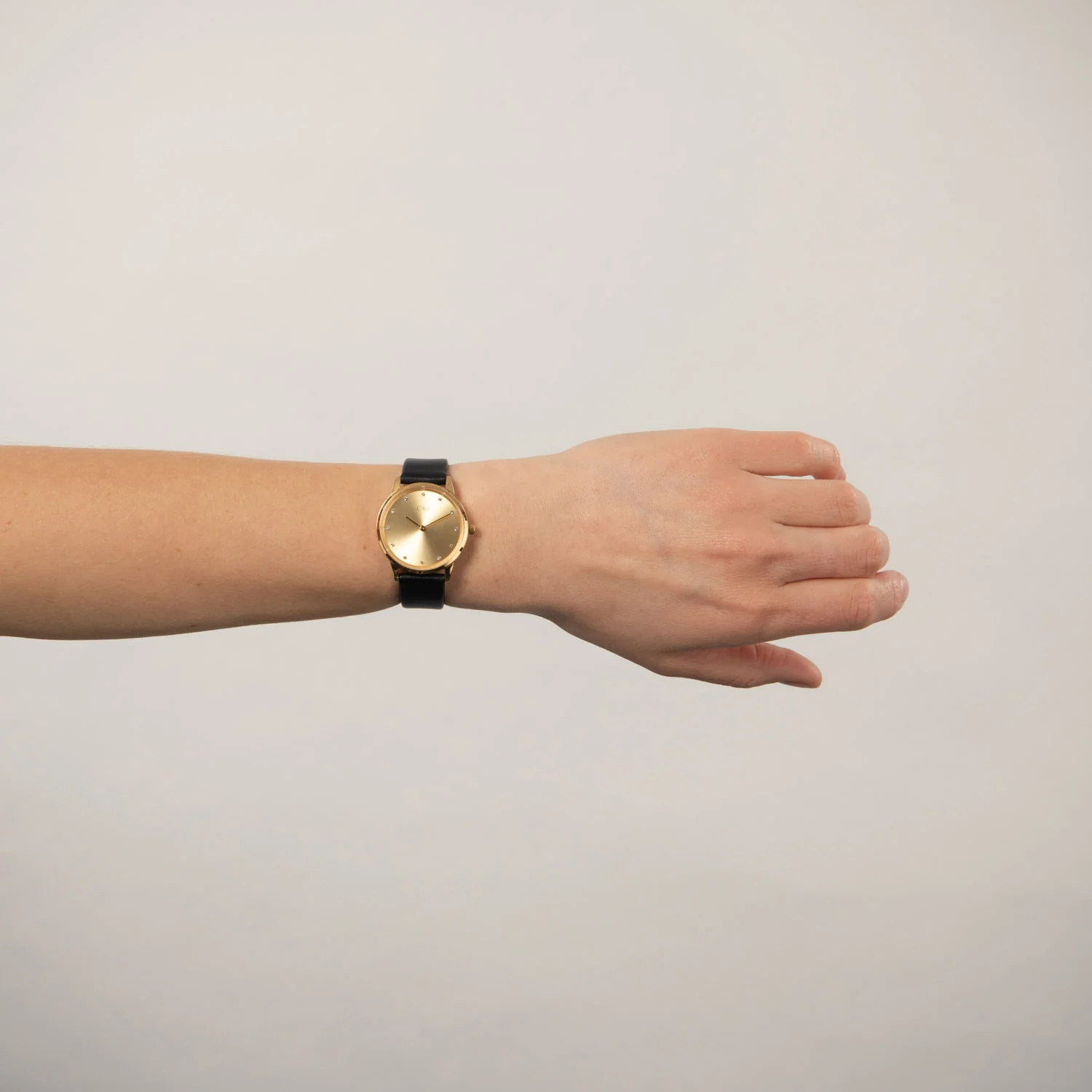 CAVI Watches - Hydra Gold Sunray ur, 32 mm - Guld IPG rustfrit stål - Image 3