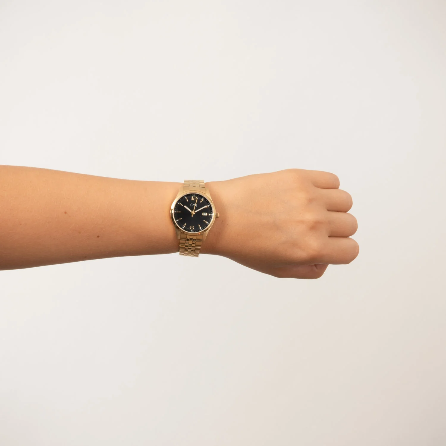 CAVI Watches - Luna Black ur, 36 mm - Guld IPG rustfrit stål - Image 2