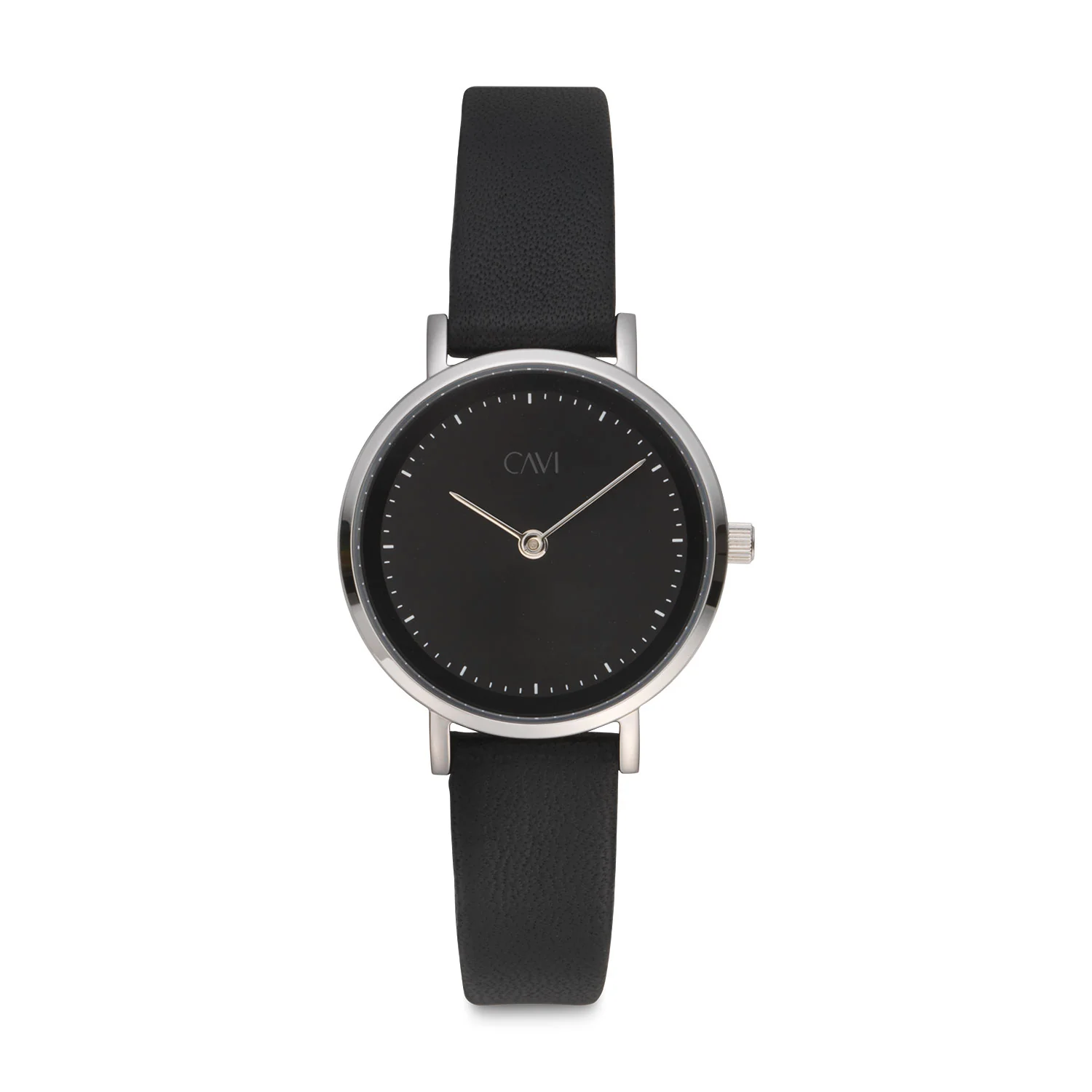 CAVI Watches - Lyra Black Sunray ur, 28 mm - Rustfrit stål