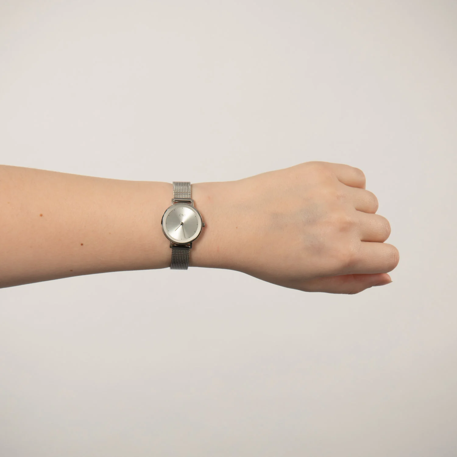 CAVI Watches - Lyra Silver Sunray ur, 28 mm - Rustfrit stål - Image 2