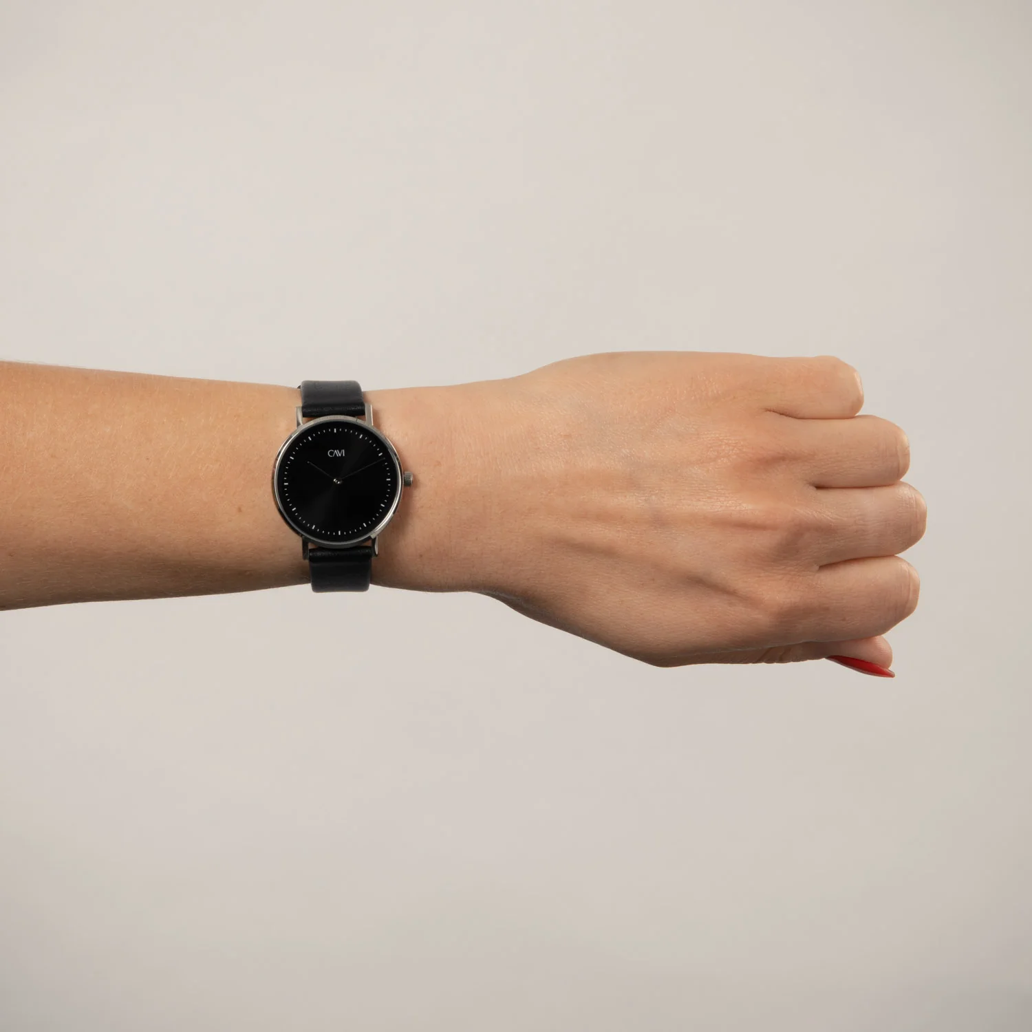 CAVI Watches - Mensa Black Sunray ur, 34 mm - Rustfrit stål - Image 2
