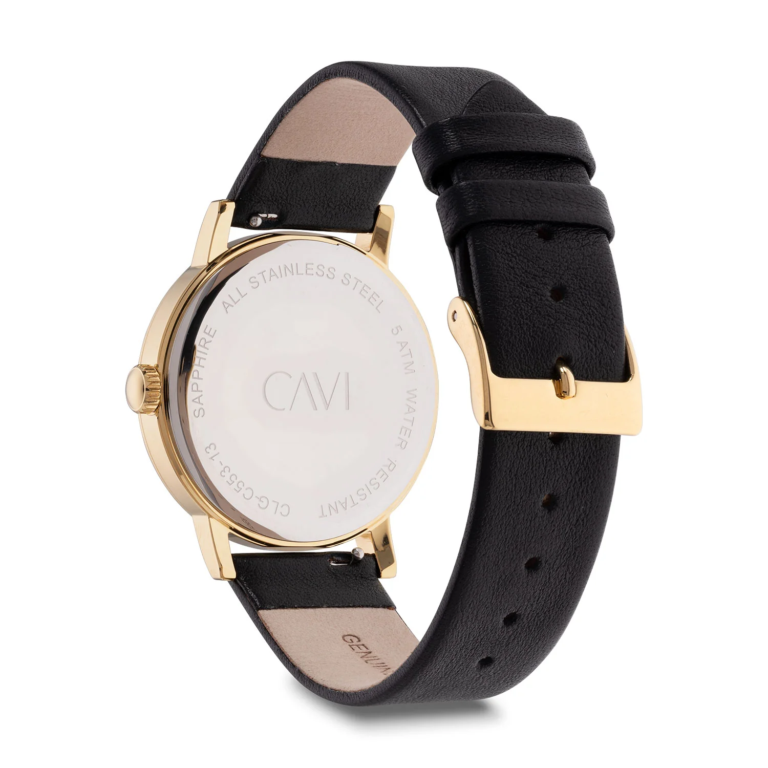 CAVI Watches - Nova ur, 36 mm - Guld IPG rustfrit stål - Image 3