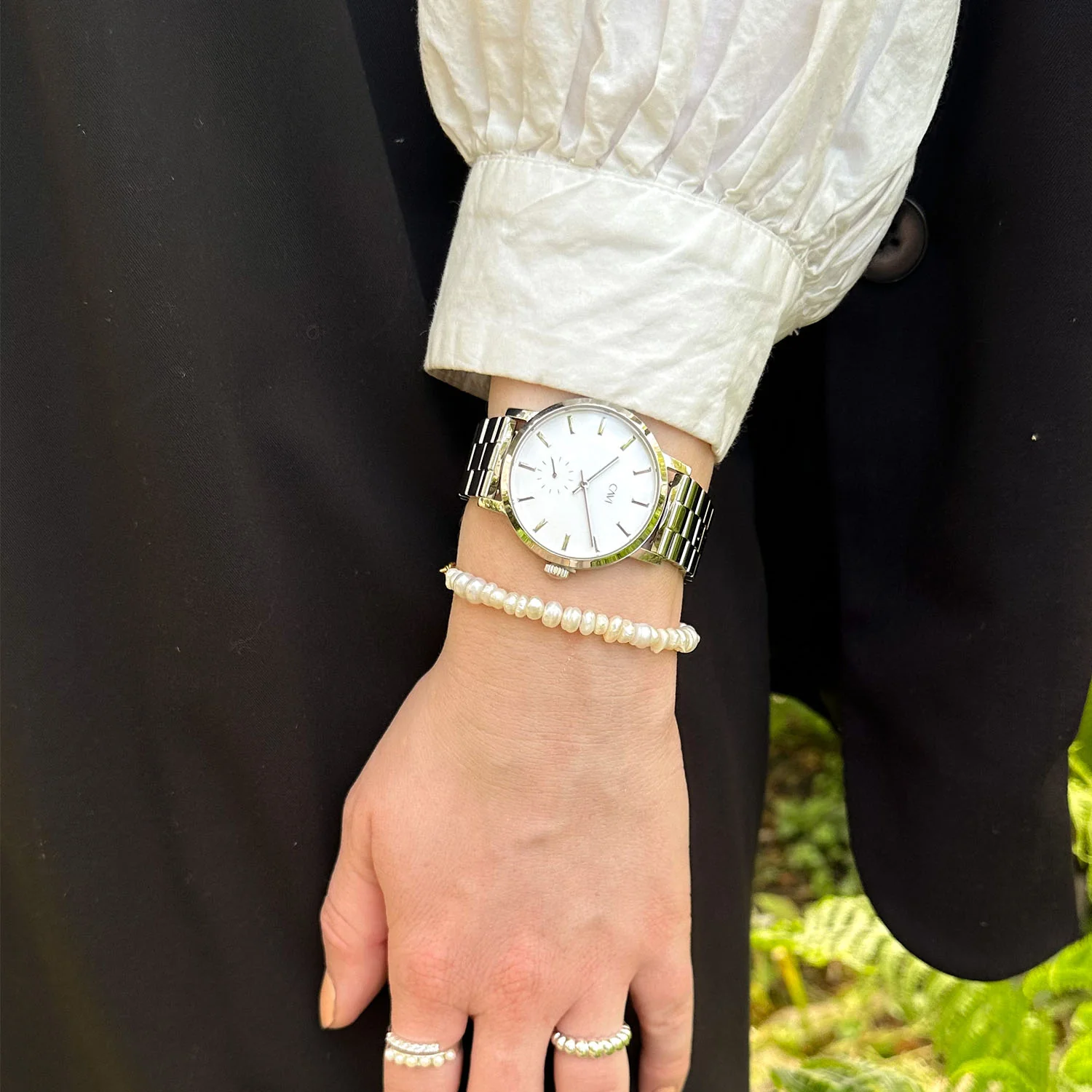 CAVI Watches - Nova ur, hvid/36 mm - Rustfrit stål - Image 3