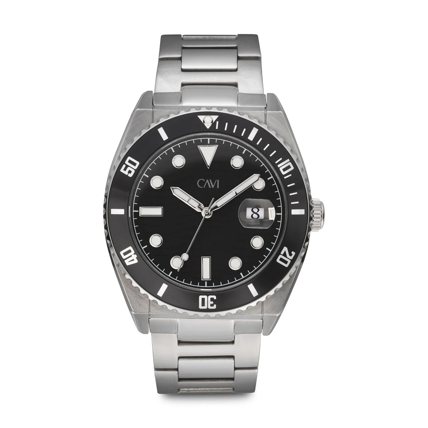 CAVI Watches - Regulus Matt Black ur, sort/40 mm - Rustfrit stål