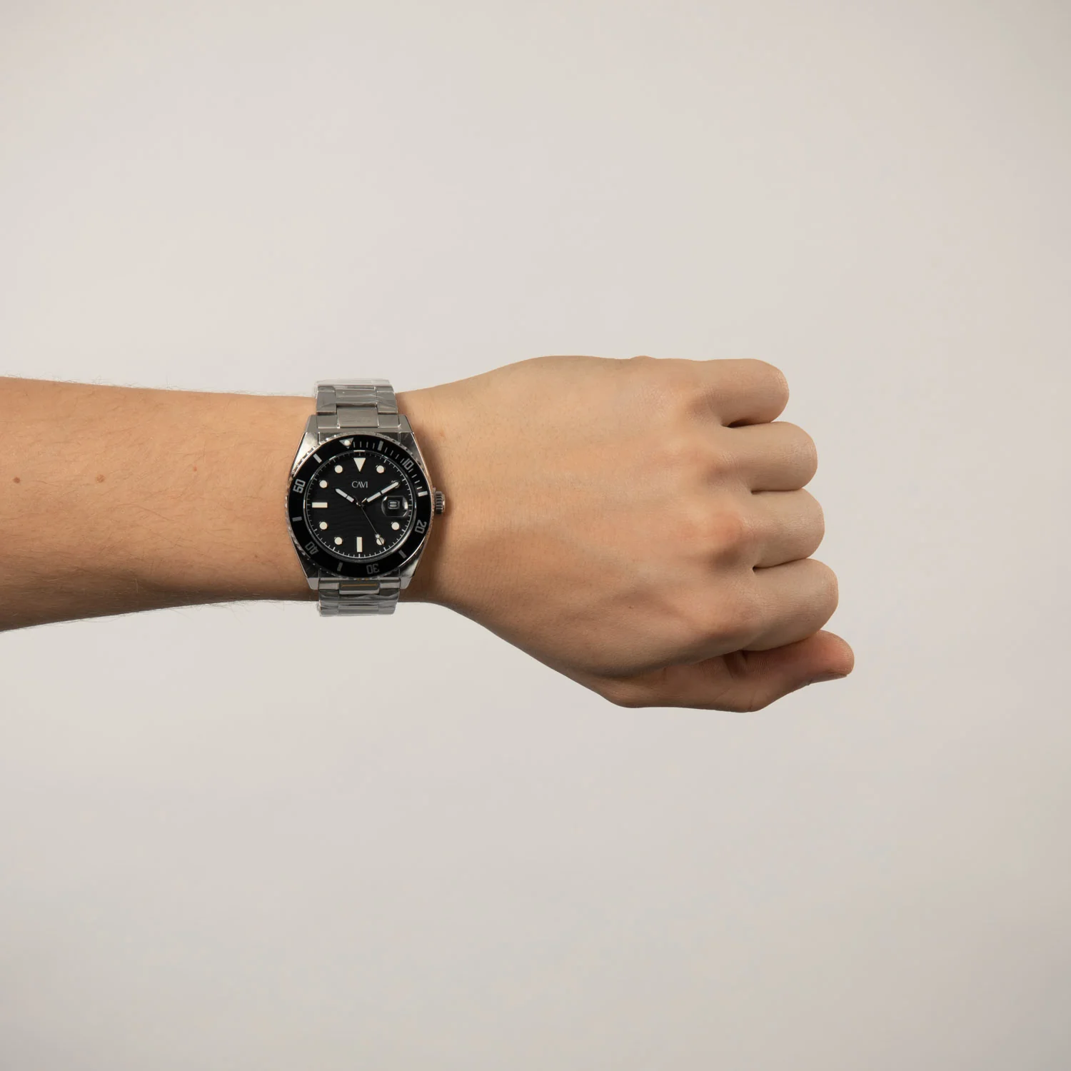 CAVI Watches - Regulus Matt Black ur, sort/40 mm - Rustfrit stål - Image 2