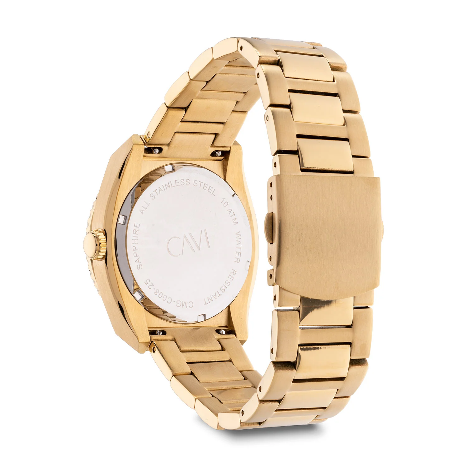 CAVI Watches - Regulus Matt Green ur, 40 mm - Guld IPG rustfrit stål - Image 3