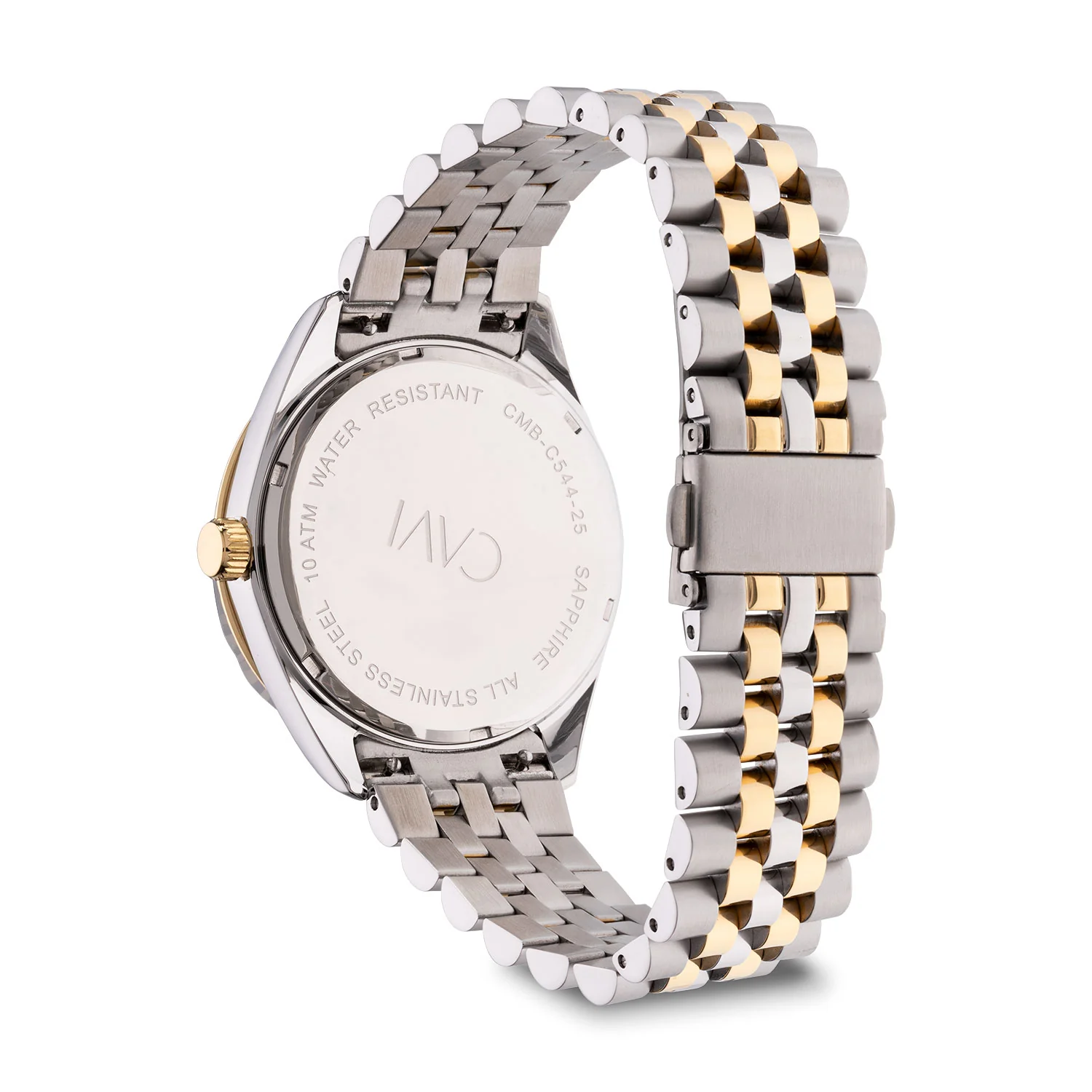 CAVI Watches - Scutum Black Sunray ur, 41 mm - Bicolor rustfrit stål - Image 3