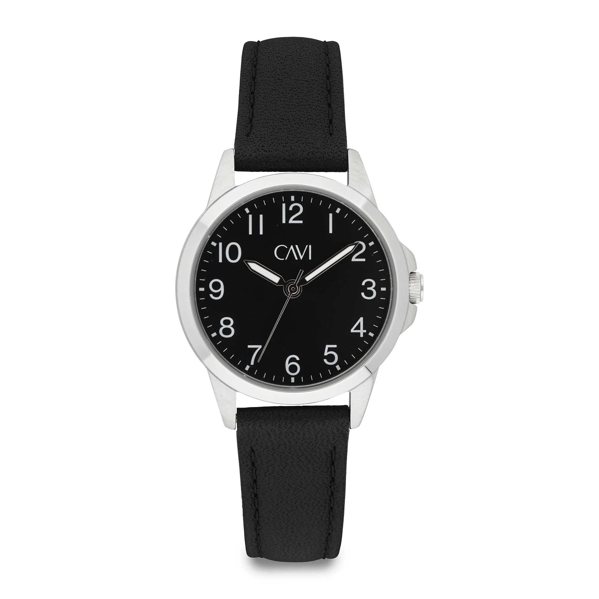 CAVI Watches - Stella ur m. sort rem, black/29 mm - Rustfrit stål
