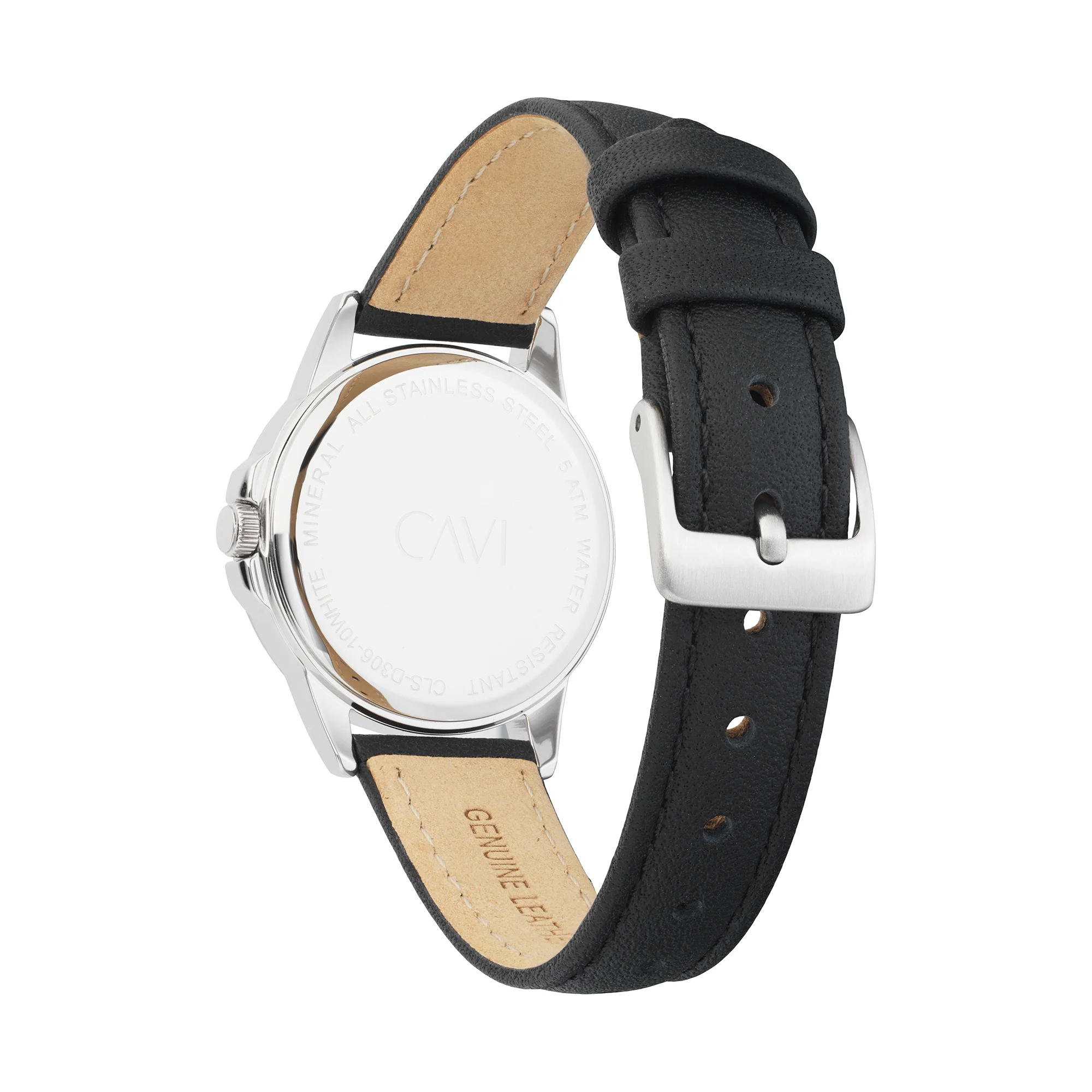 CAVI Watches - Stella ur m. sort rem, white/29 mm - Rustfrit stål - Image 3