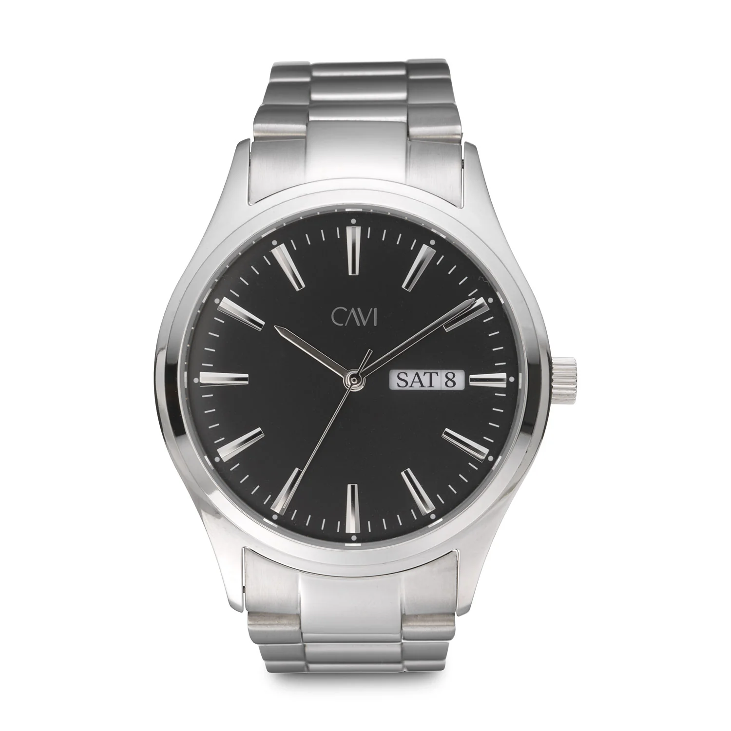 CAVI Watches - Toliman Black Sunray ur, 41 mm - Rustfrit stål