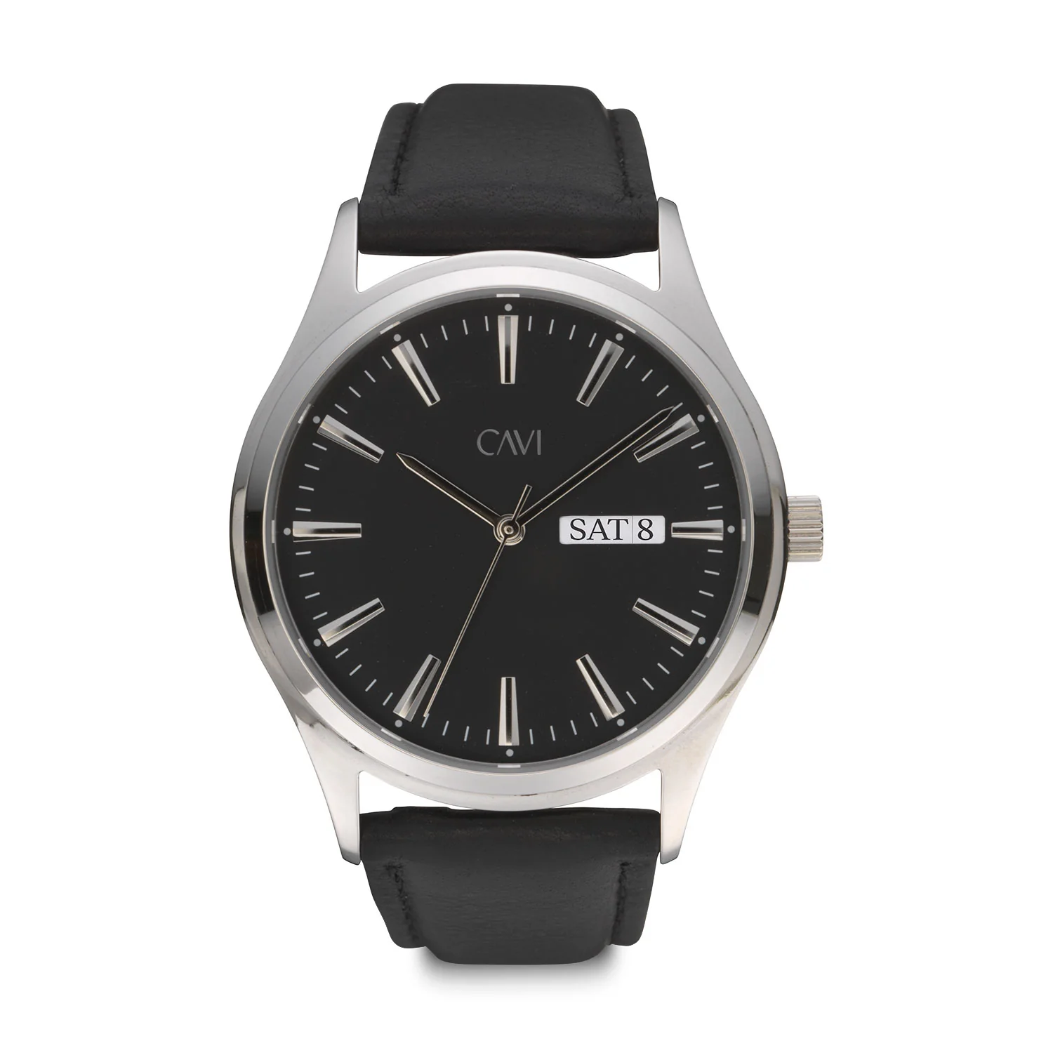 CAVI Watches - Toliman Matt Black ur, 41 mm - Rustfrit stål