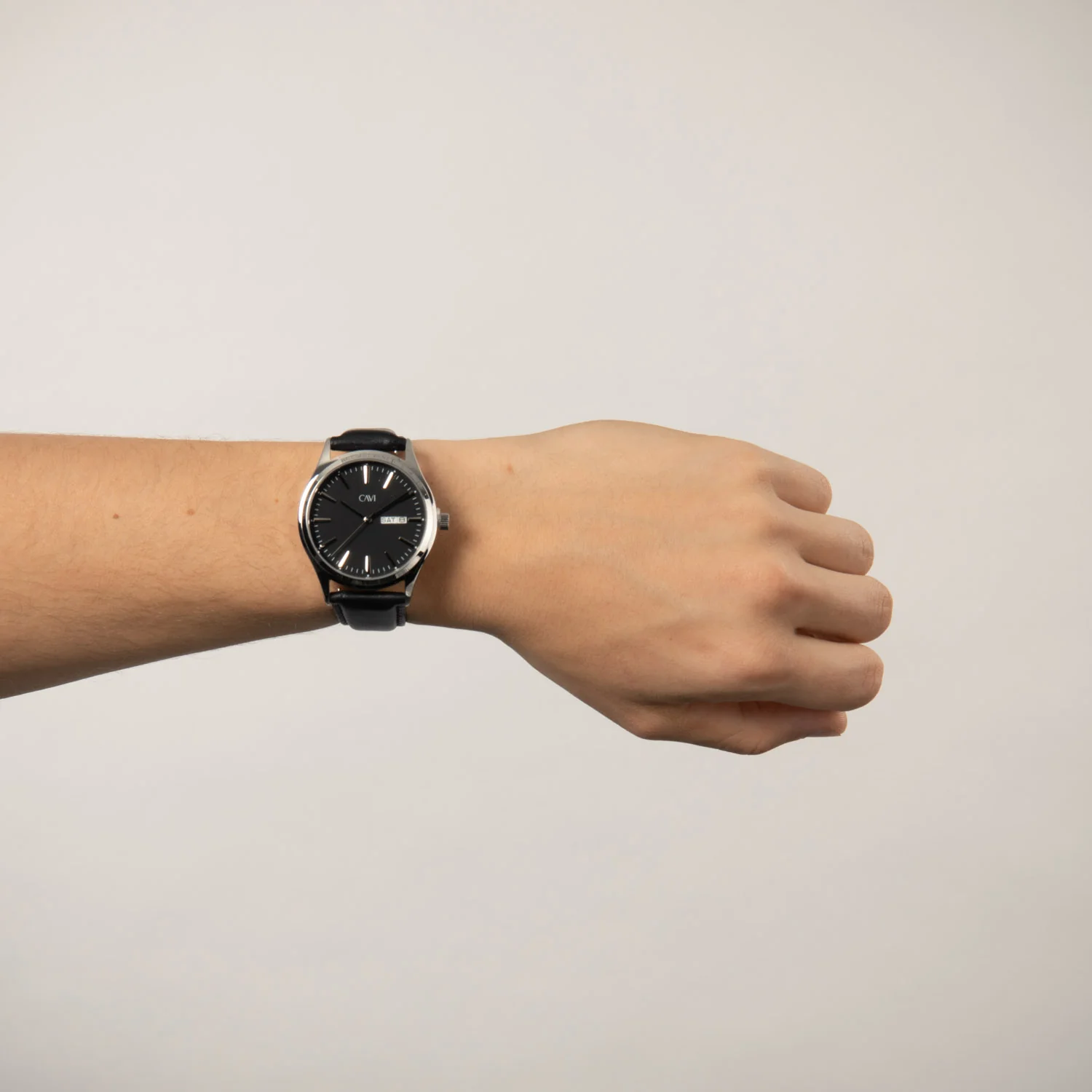 CAVI Watches - Toliman Matt Black ur, 41 mm - Rustfrit stål - Image 2