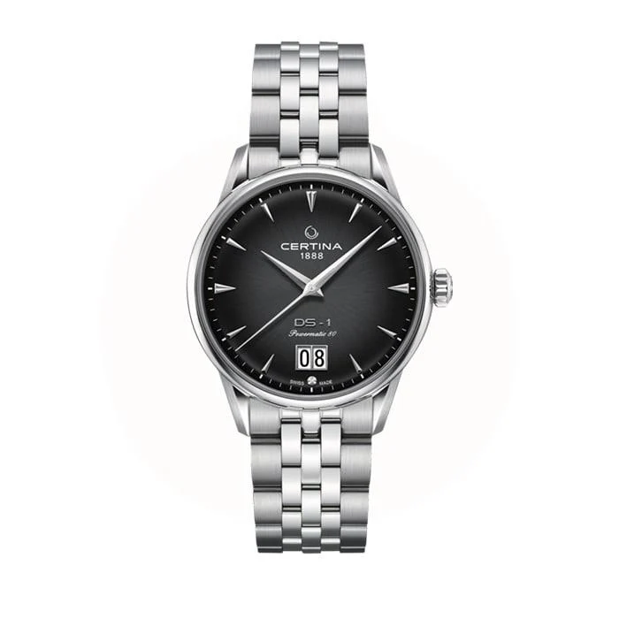 Certina - DS-1 Big Date Herreur - stål C0294261105100