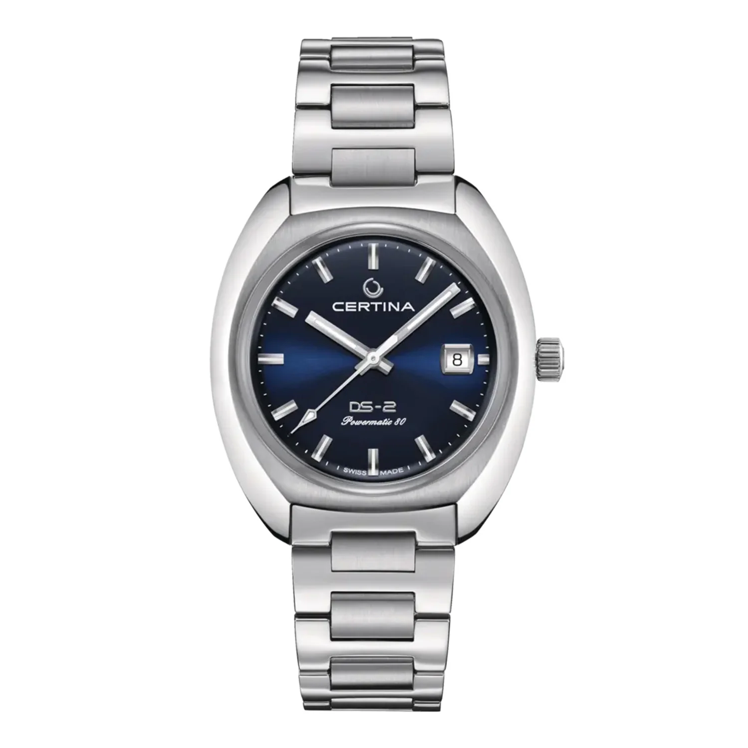 Certina - DS-2 Automatic, 40 mm blå urskive - Stål