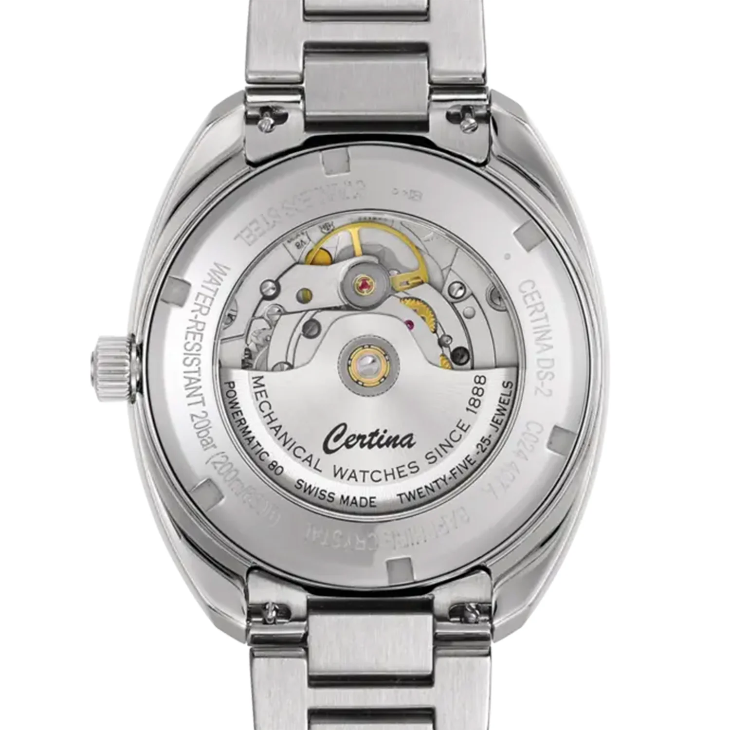 Certina - DS-2 Automatic, 40 mm blå urskive - Stål - Image 2