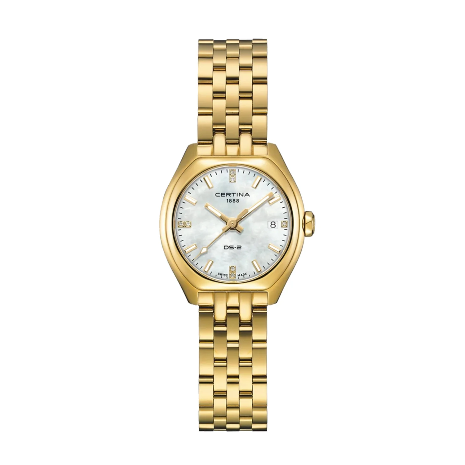 Certina - DS-2 Lady m. perlemor skive, 26x28 mm - C0492103311600