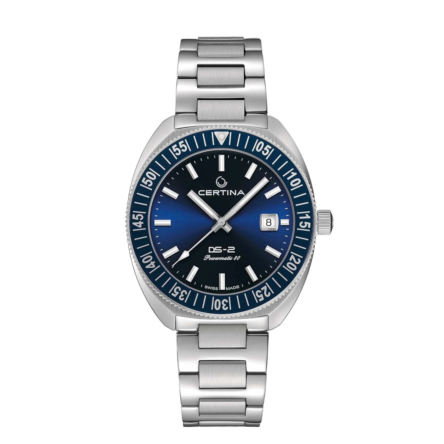 Certina - DS-2 Powermatic blå, 42mm - Stål
