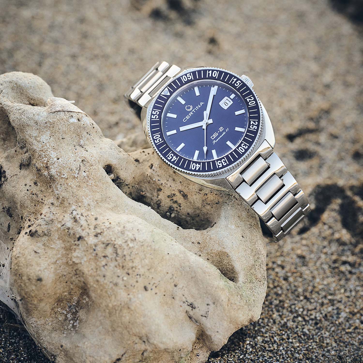Certina - DS-2 Powermatic blå, 42mm - Stål - Image 9