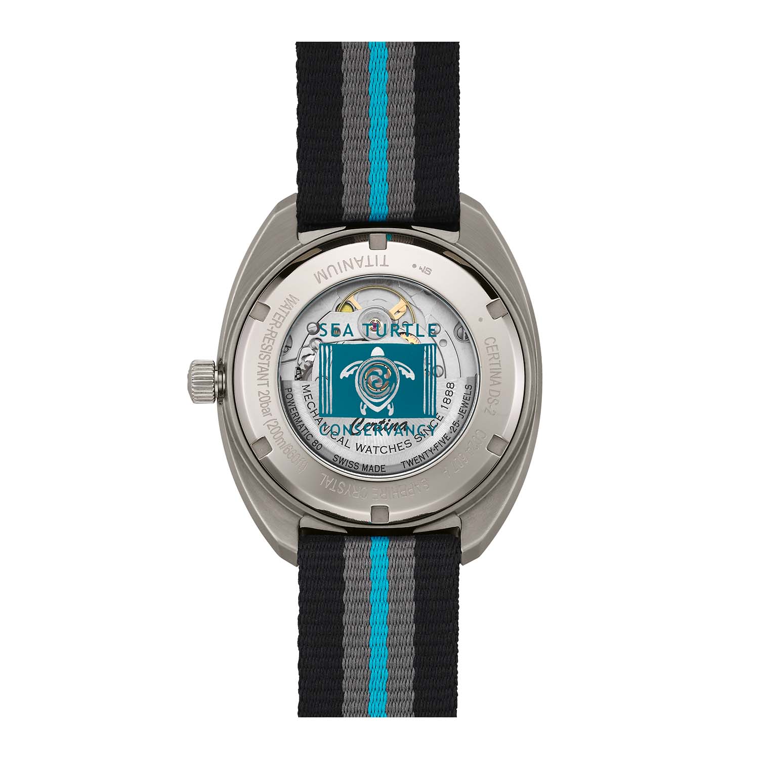 Certina - DS-2 Powermatic blå/sort Special edition - Titanium - Image 2