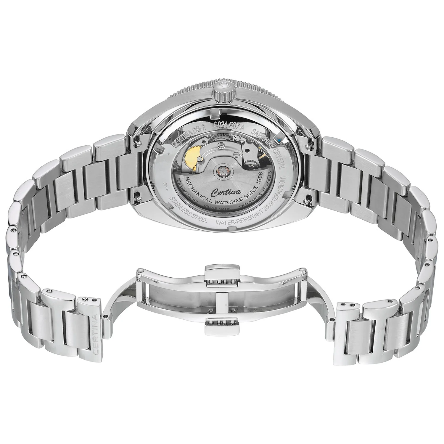 Certina - DS-2 Powermatic Grey, 42mm - Stål - Image 4