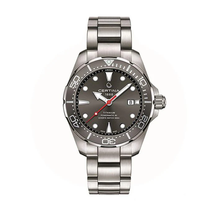 Certina - DS Action Diver Powermatic 80 Herreur - Titanium C0324074408100