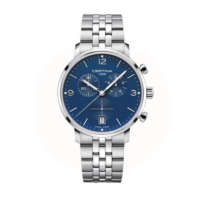 Certina - DS Caimano Chronograph Herreur - Stål C0354171104700
