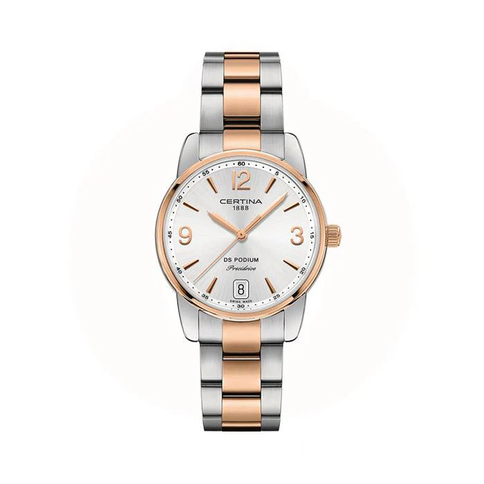 Certina - DS Podium Dameur - bicolor stål C0342102203700