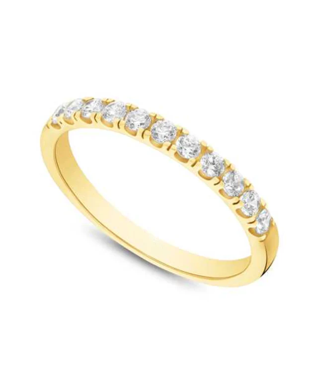 Diamond Collection - Alliancering, 11x0,03 ct. w/si - 14 kt. guld, B0698-100RG