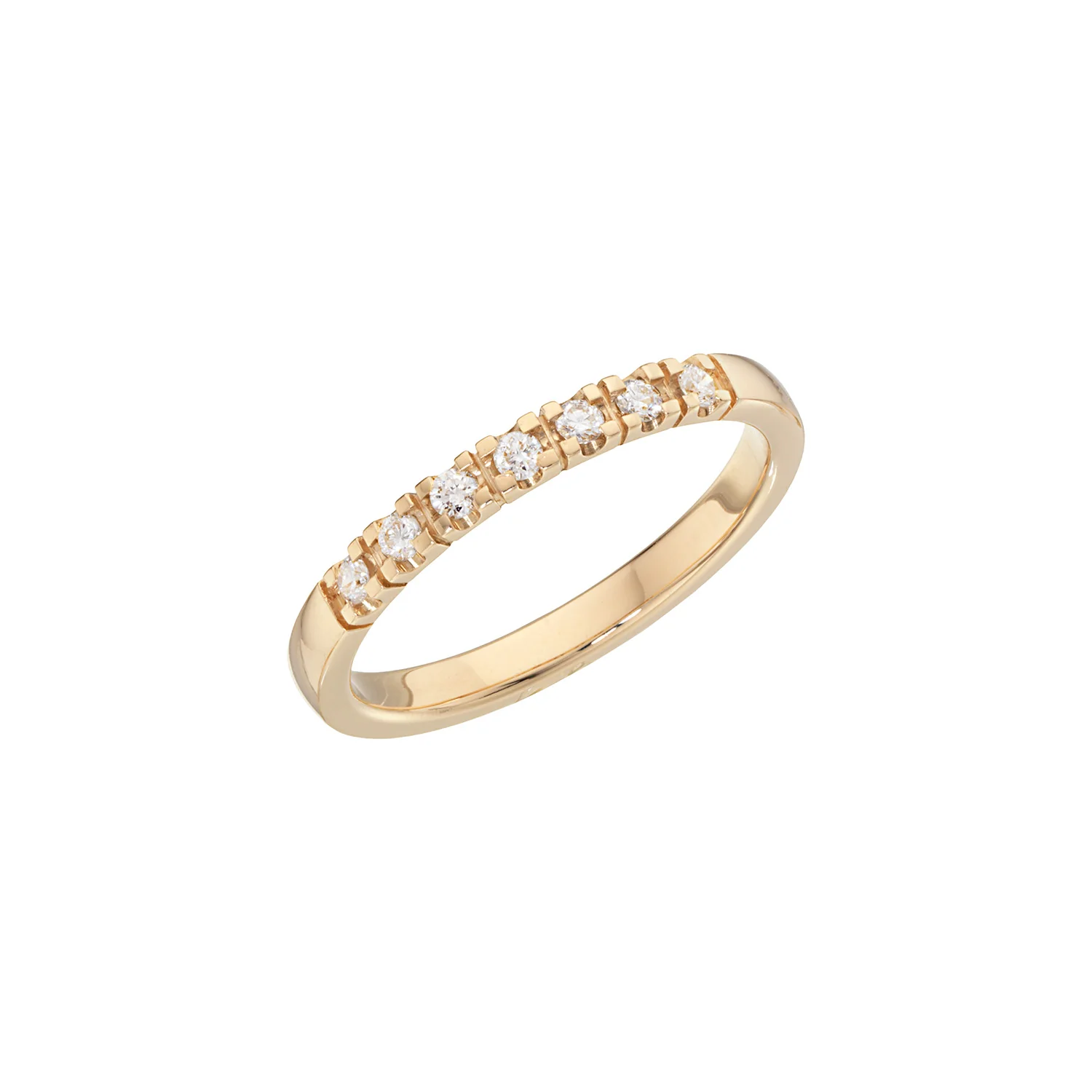 Diamond Collection - Alliancering, 7x0,02 ct. tw/si - 14 kt. guld, 0299-7-585R