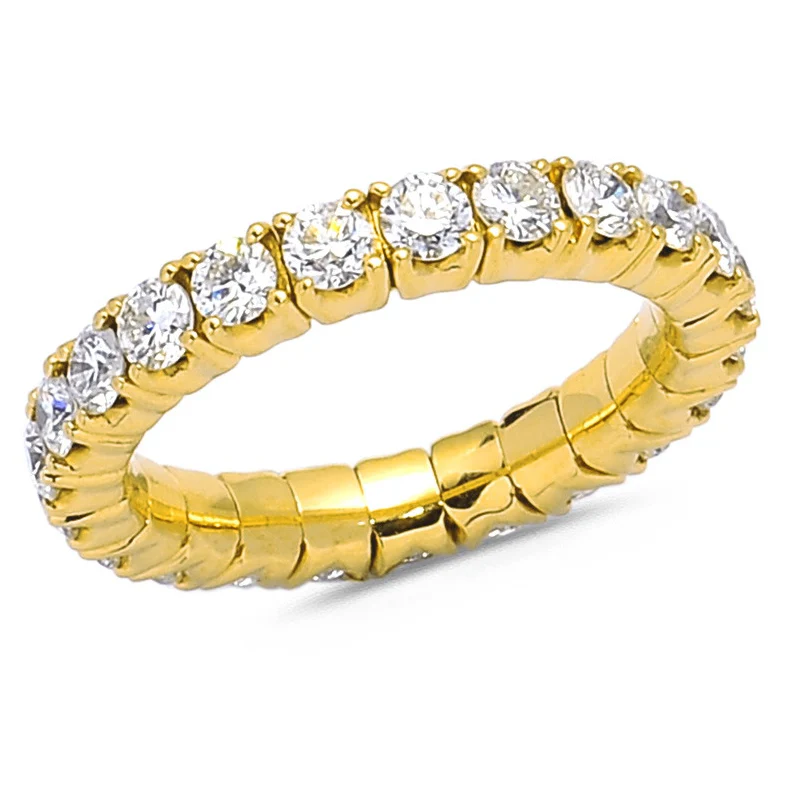 Diamond Collection - Flex ring Large, 1,87 ct g/si - 18 karat guld