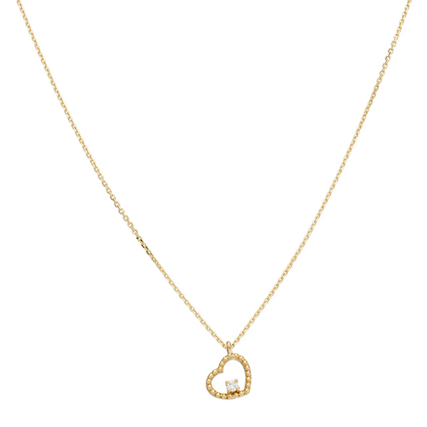 Diamond Collection - Hjerte halskæde - JN2111Y-14