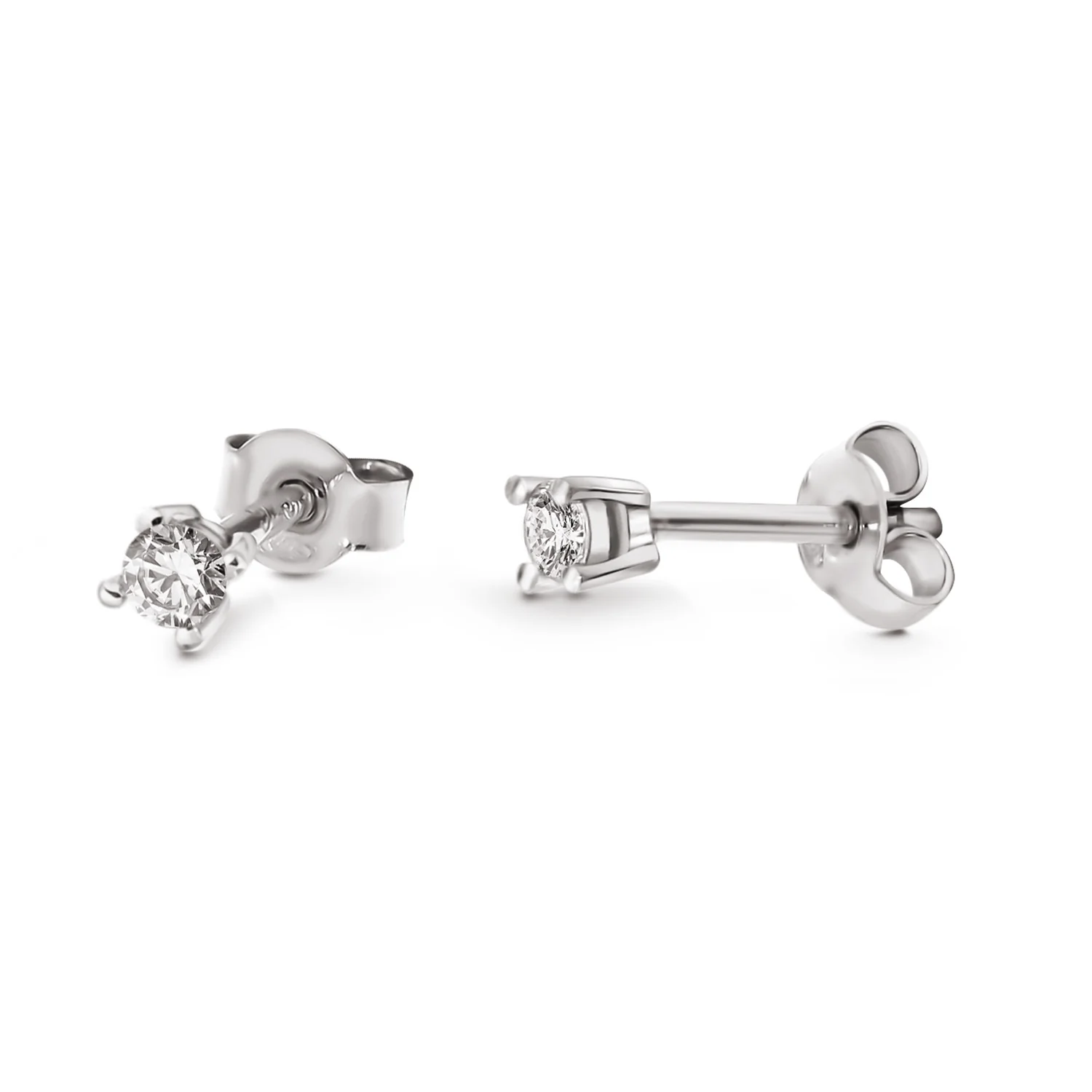 Diamond Collection - Ørestikker - 14 kt. hvidguld