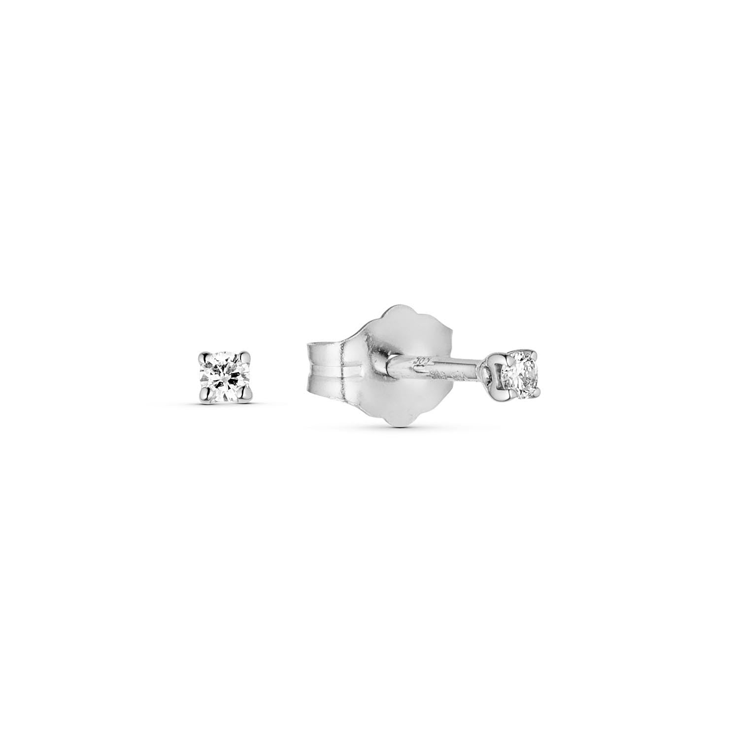 Diamond Collection - Ørestikker, 2x0,02 ct. w/si - 14 kt. hvidguld