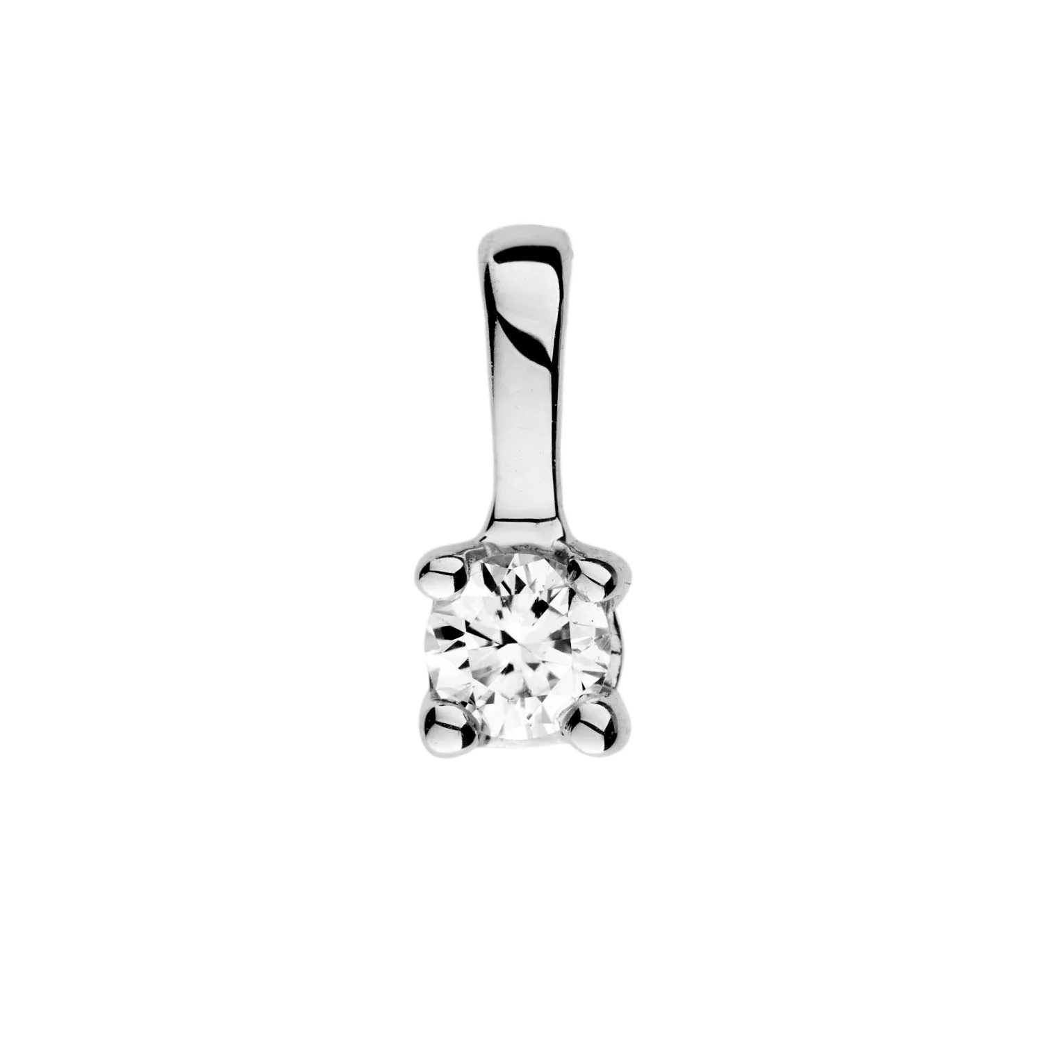 Diamond Collection - Vedhæng, 0,06 ct. w/si - 14 kt. hvidguld
