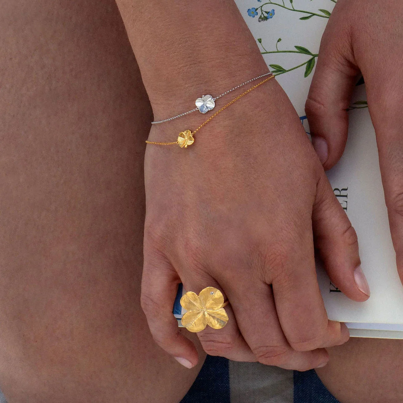 Flora Danica - Firkløver armbånd - FLC-BR-S - Image 2