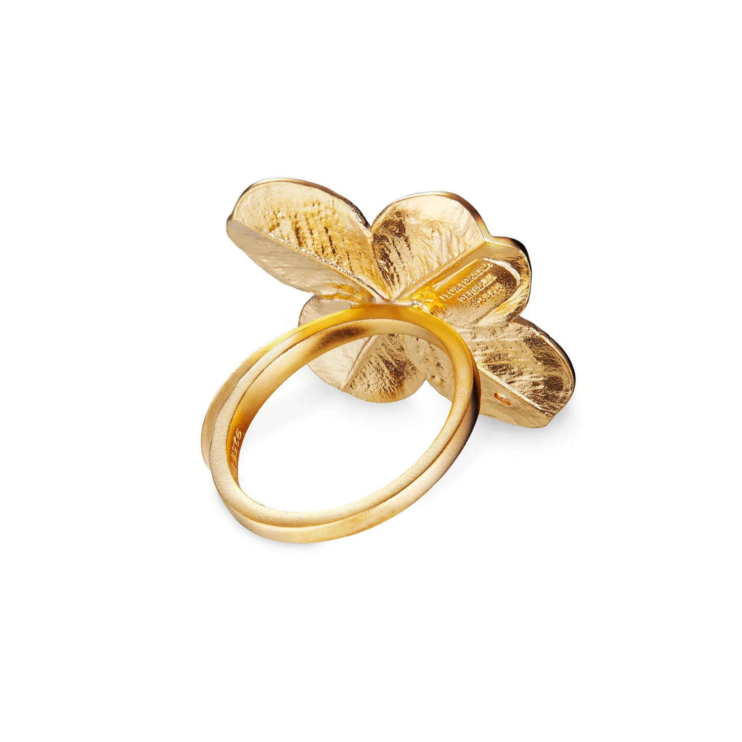 Flora Danica - Firkløver Statement ring - FLC-STRI-G - Image 4