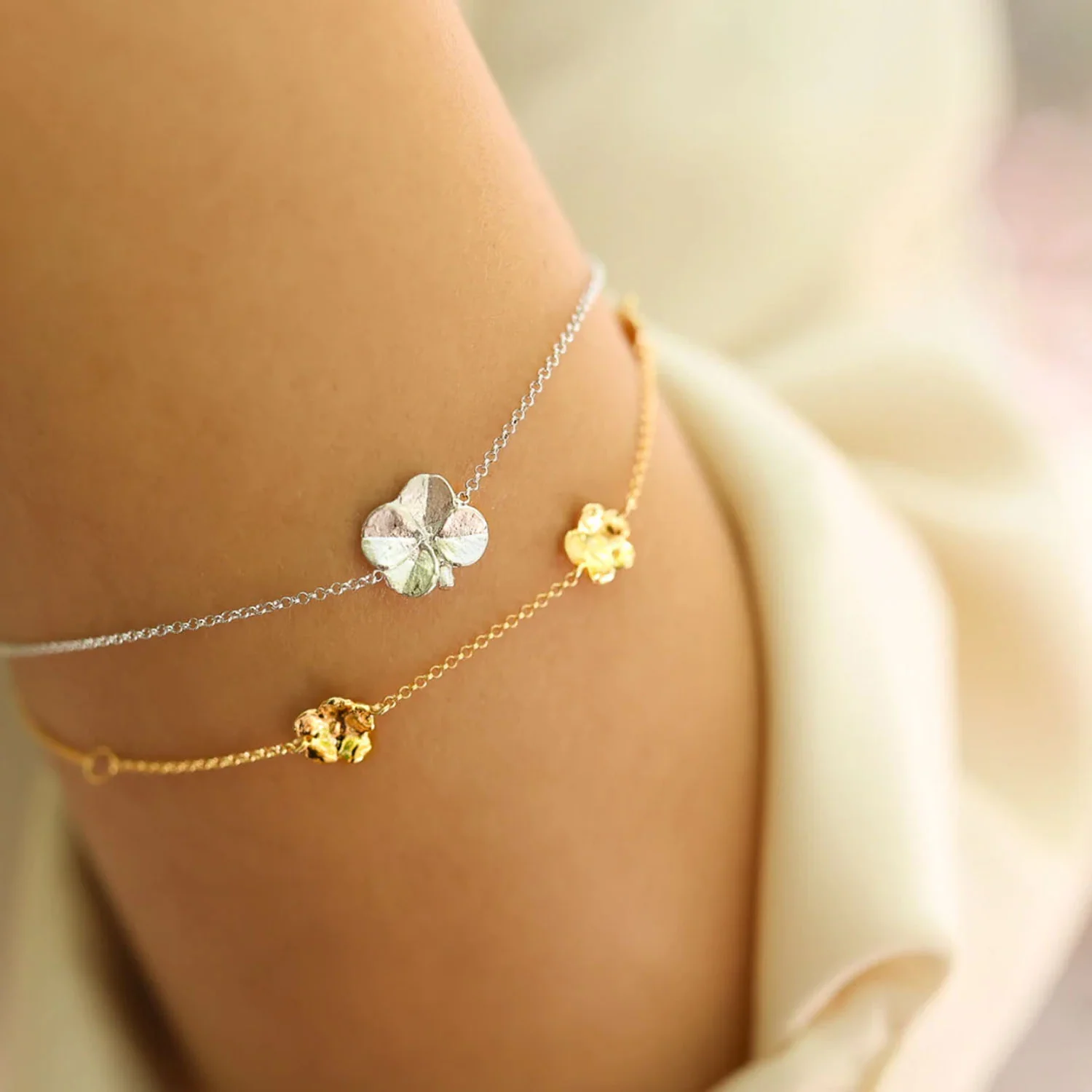 Flora Danica - Forglemmigej armbånd - FMN-BR-G - Image 2
