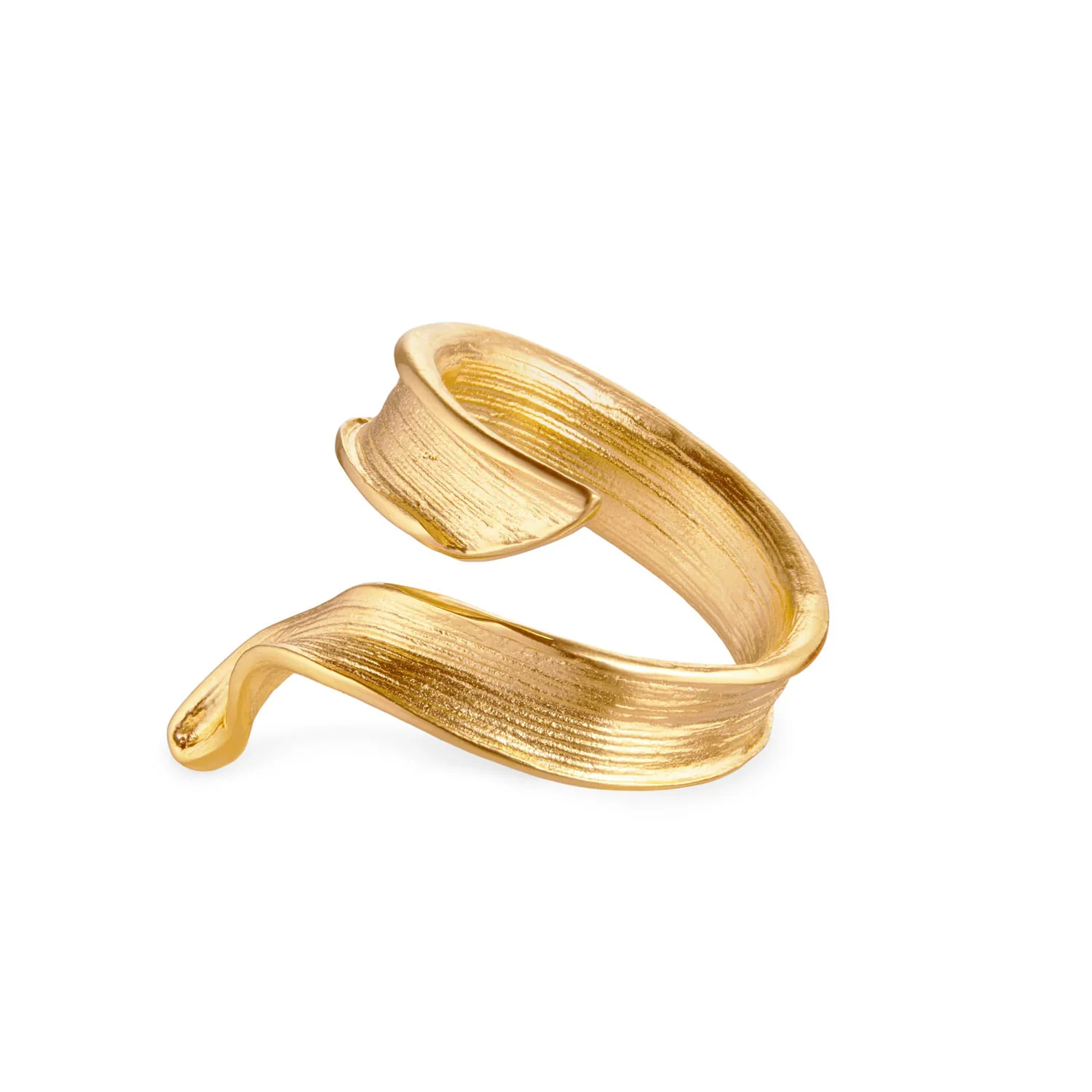 Flora Danica - Græs Statement ring - GR-STRI-G