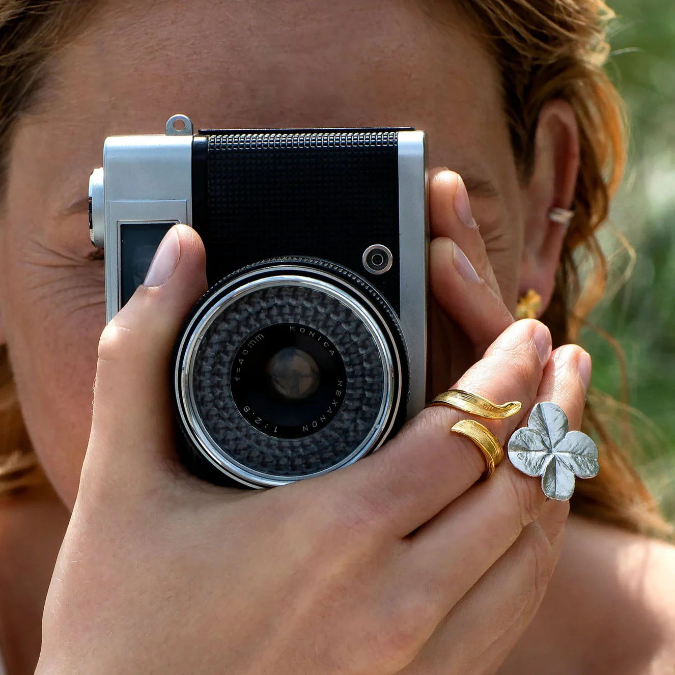 Flora Danica - Græs Statement ring - GR-STRI-G - Image 5