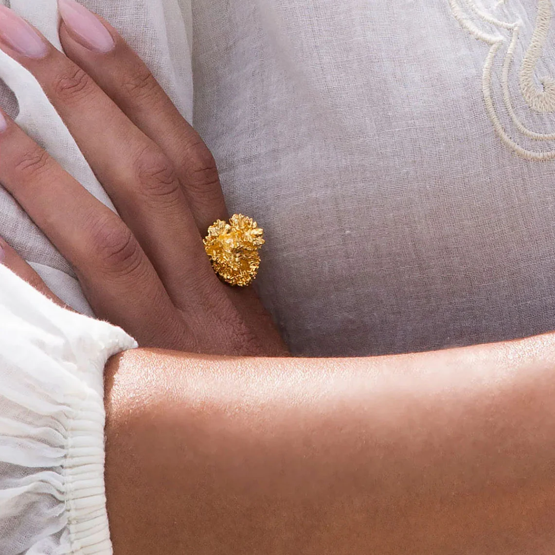 Flora Danica - Persille Statement ring - PAR-STRI-G - Image 6