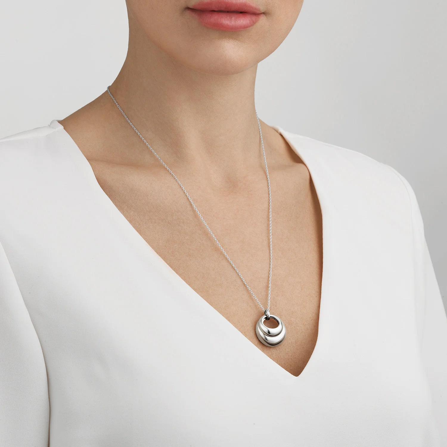 Georg Jensen - Curve Halskæde - 10018361 - Image 2