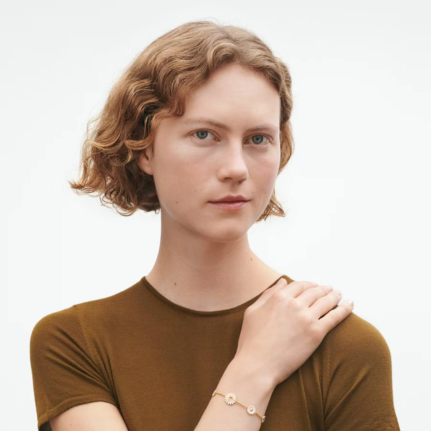 Georg Jensen - Daisy armbånd, 8 Flower - Forgyldt sølv - Image 3