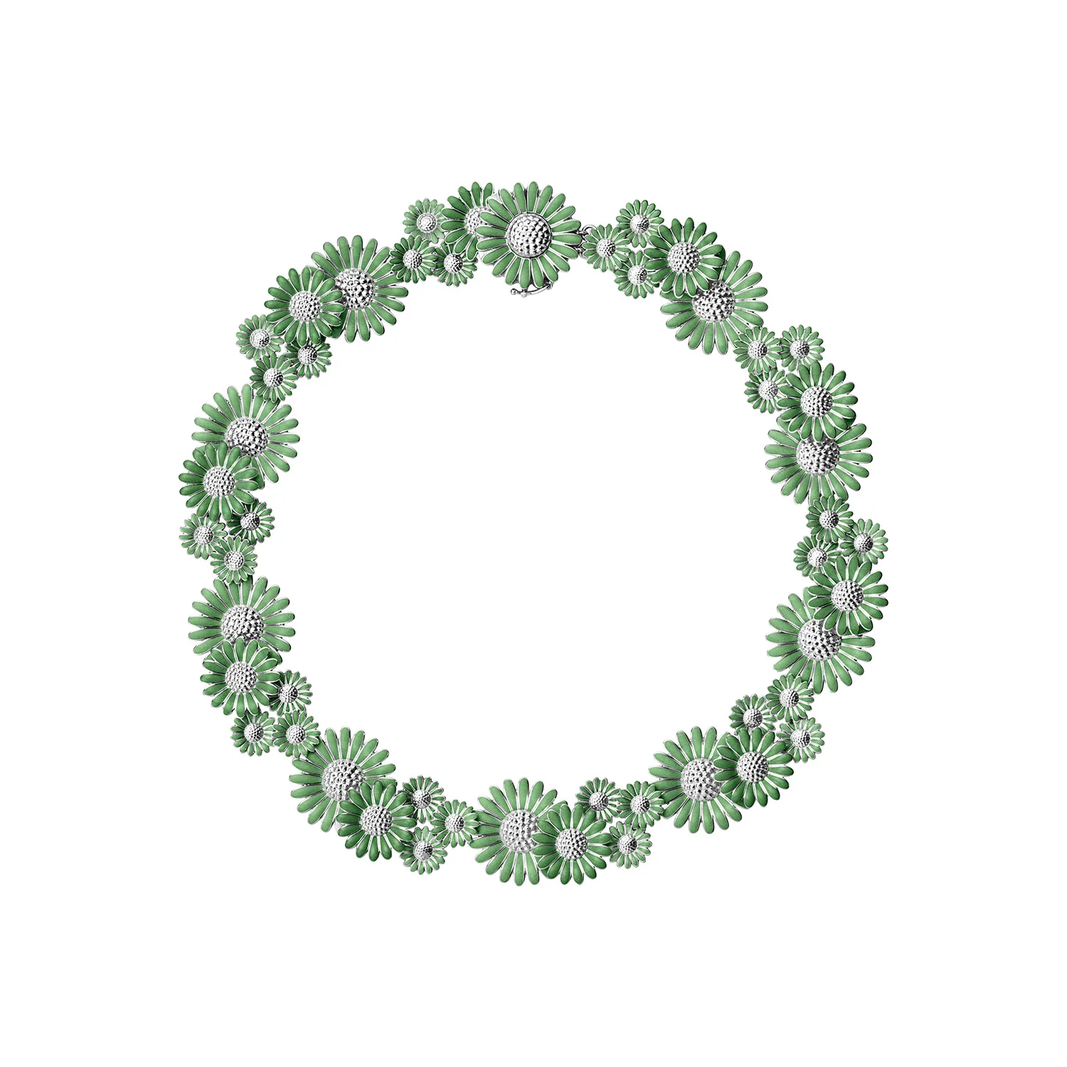 Georg Jensen - Daisy Green halskæde - sølv