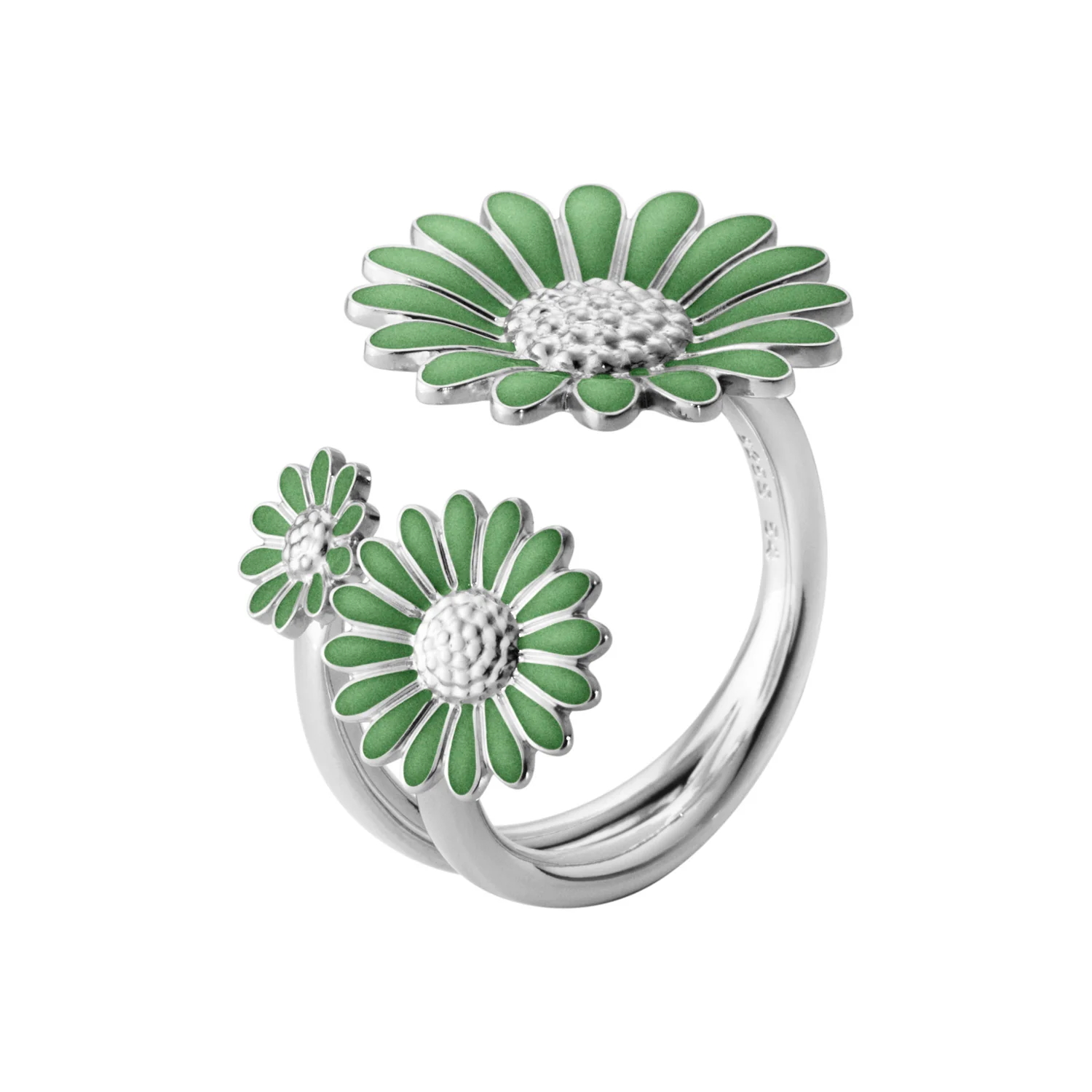 Georg Jensen - Daisy Green ring - sølv