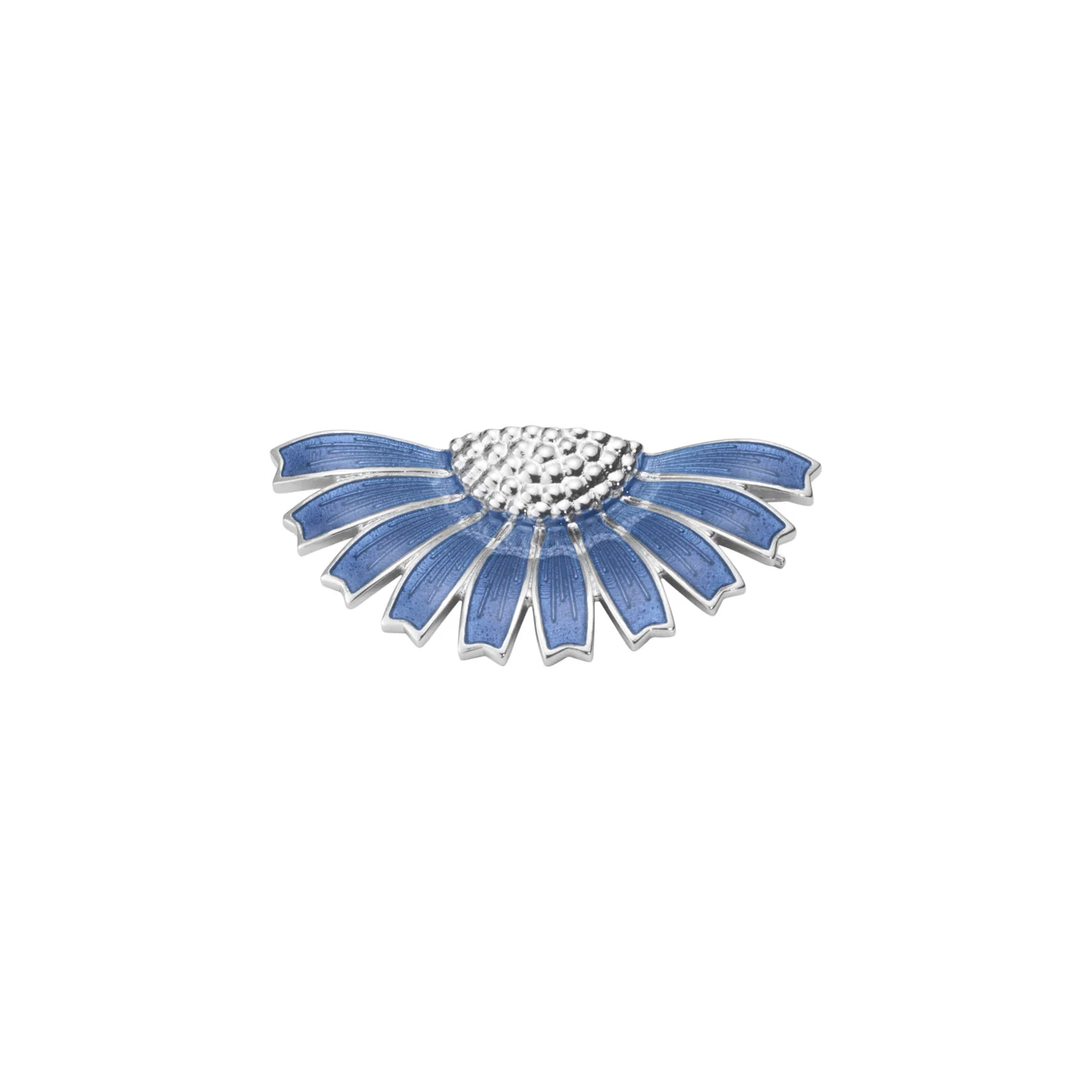 Georg Jensen - Daisy Half flower hairclip, blå - Sølv
