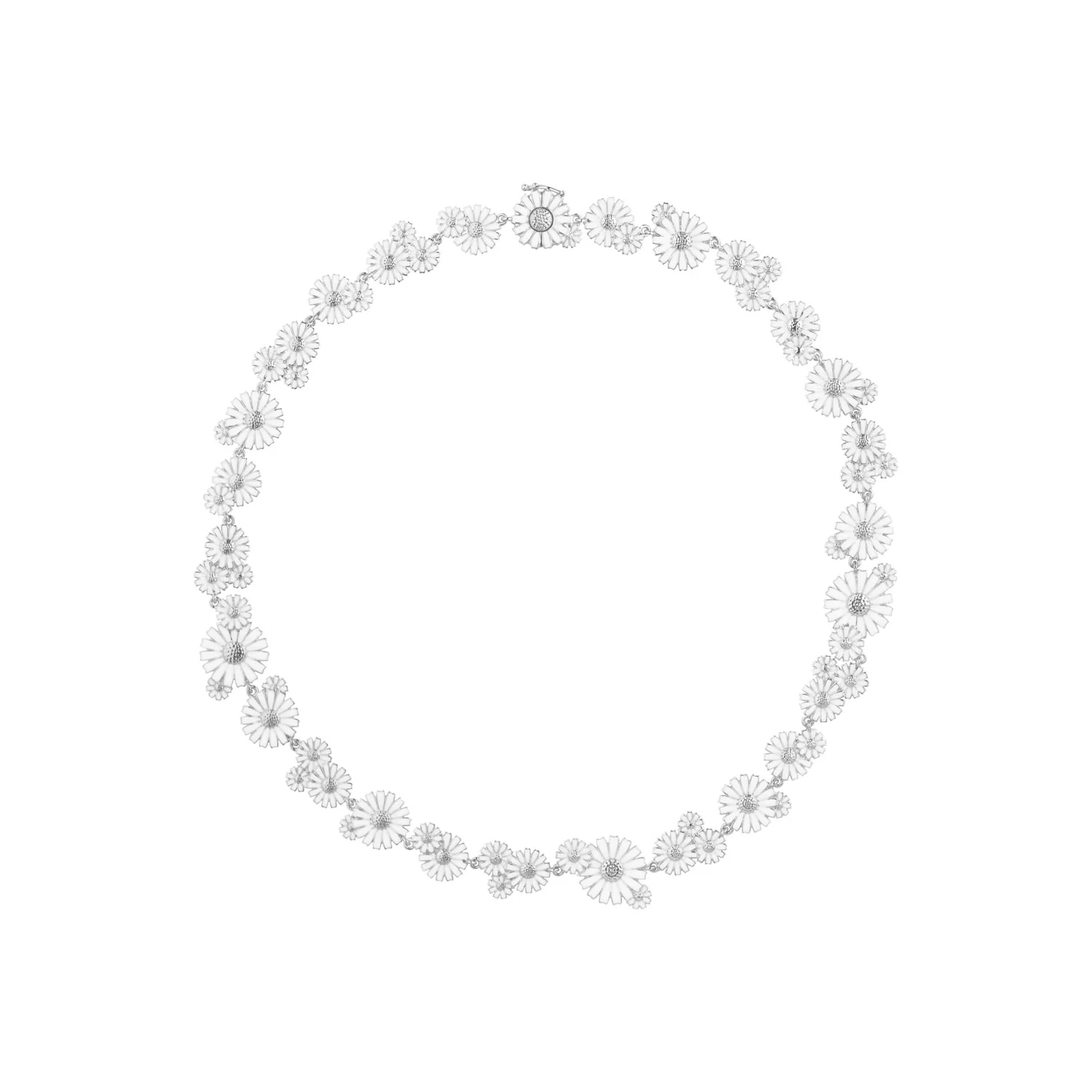Georg Jensen - Daisy halskæde - Sølv